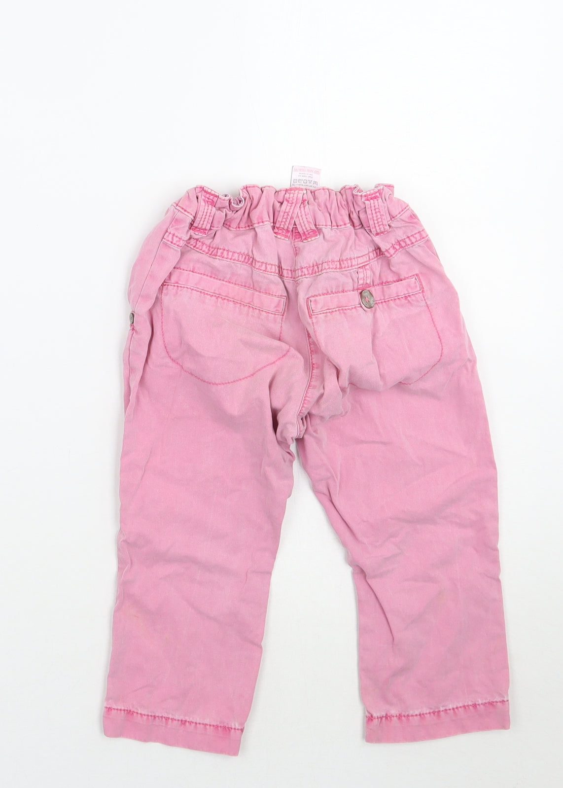NEXT Girls Pink   Cargo Trousers Size 5 Years