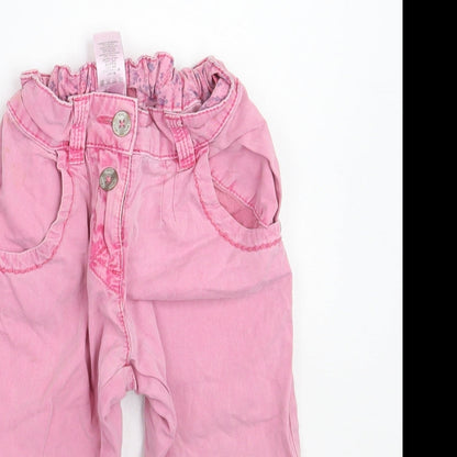 NEXT Girls Pink   Cargo Trousers Size 5 Years