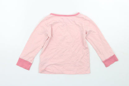 Mothercare Girls Pink   Basic T-Shirt Size 2 Years