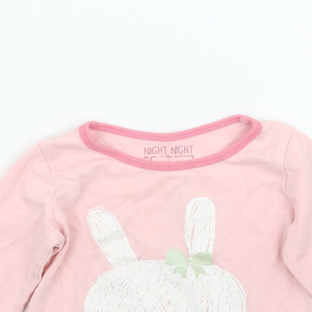 Mothercare Girls Pink   Basic T-Shirt Size 2 Years