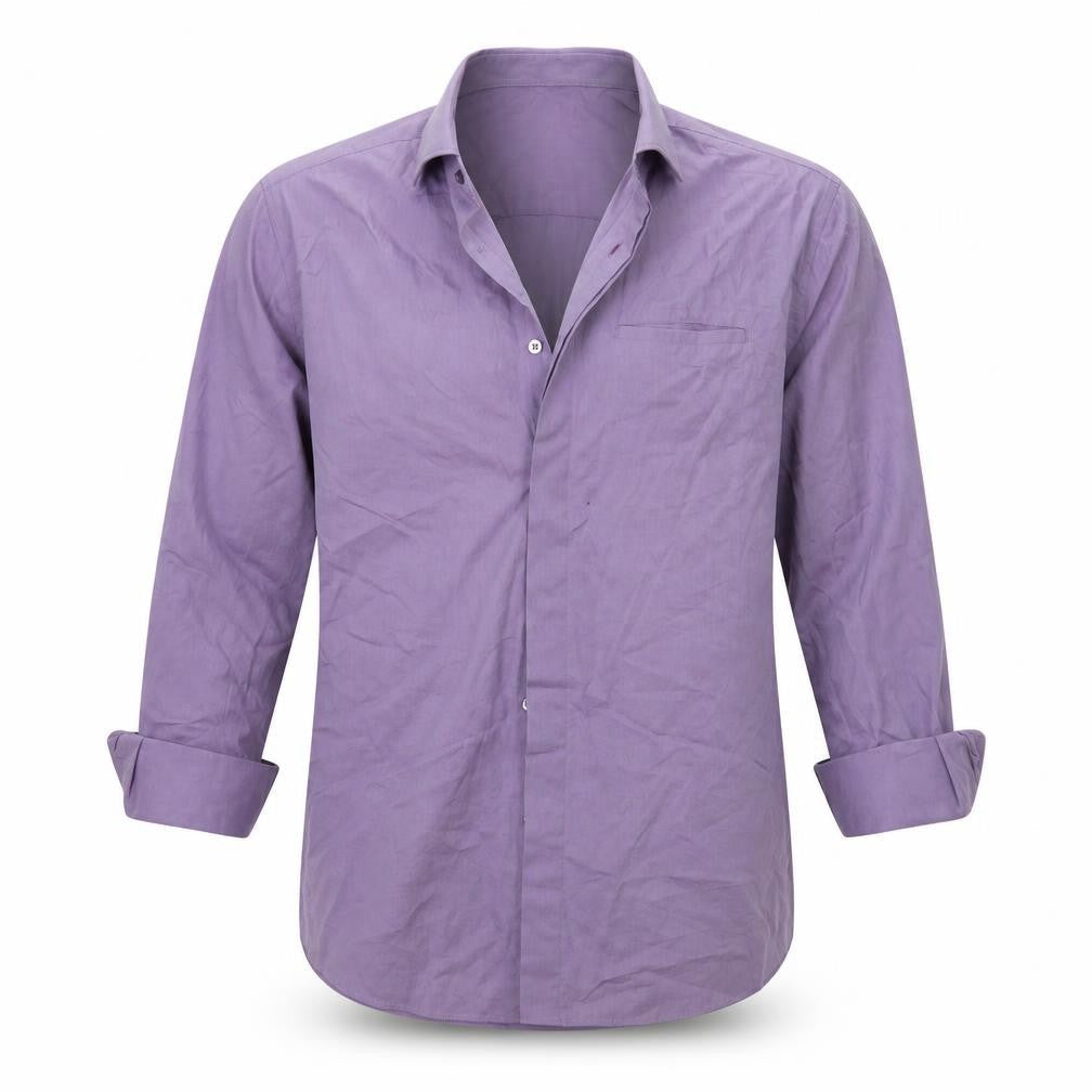 F&F Mens Purple    Button-Up Size M