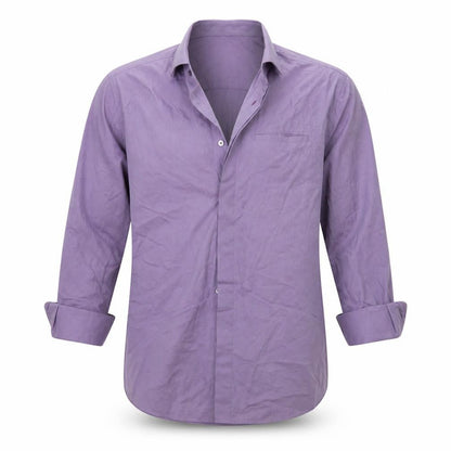 F&F Mens Purple    Button-Up Size M