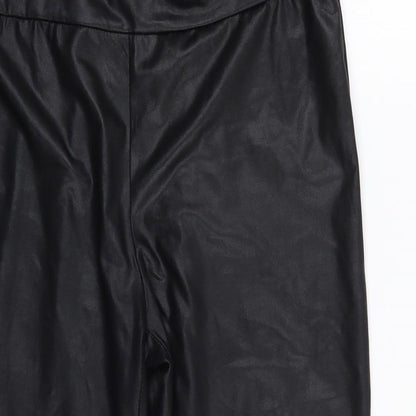 SheIn Womens Black   Cropped Trousers Size L L25 in