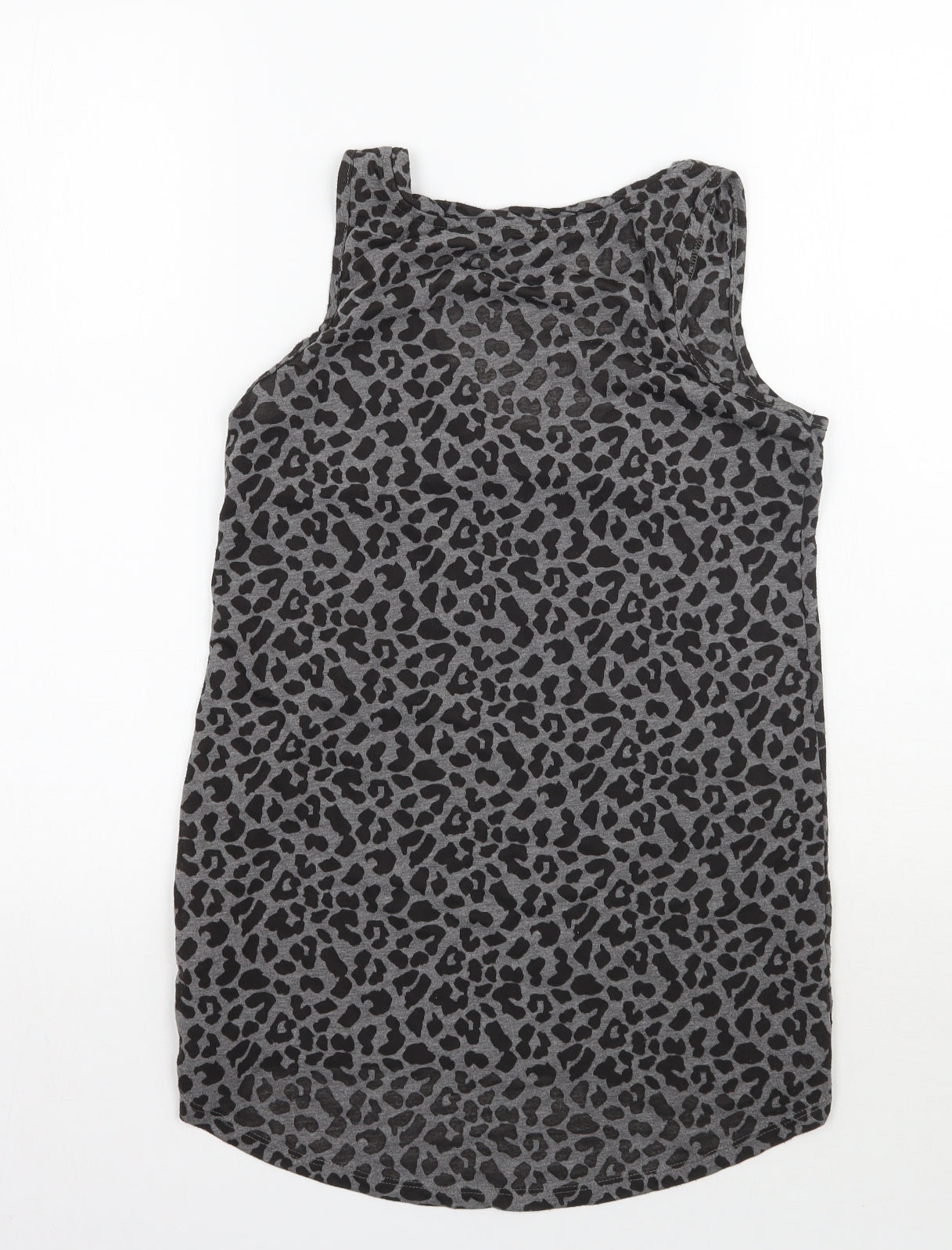 Womens UK Size 8 Oasis Grey Basic Tank