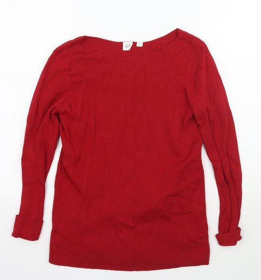 Gap Womens Red   Pullover Jumper Size XS