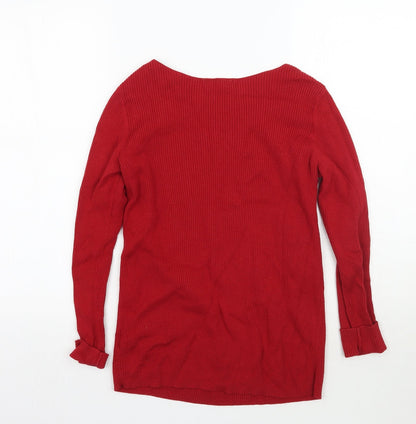 Gap Womens Red   Pullover Jumper Size XS