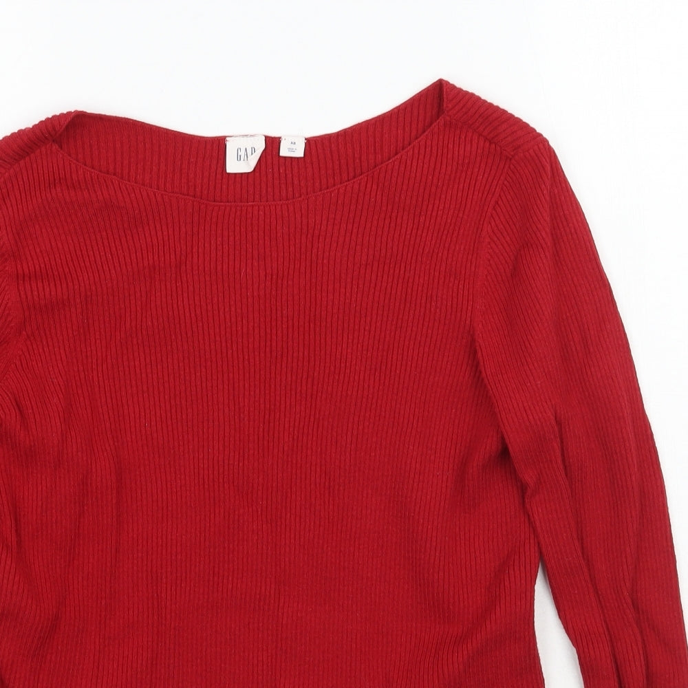 Gap Womens Red   Pullover Jumper Size XS