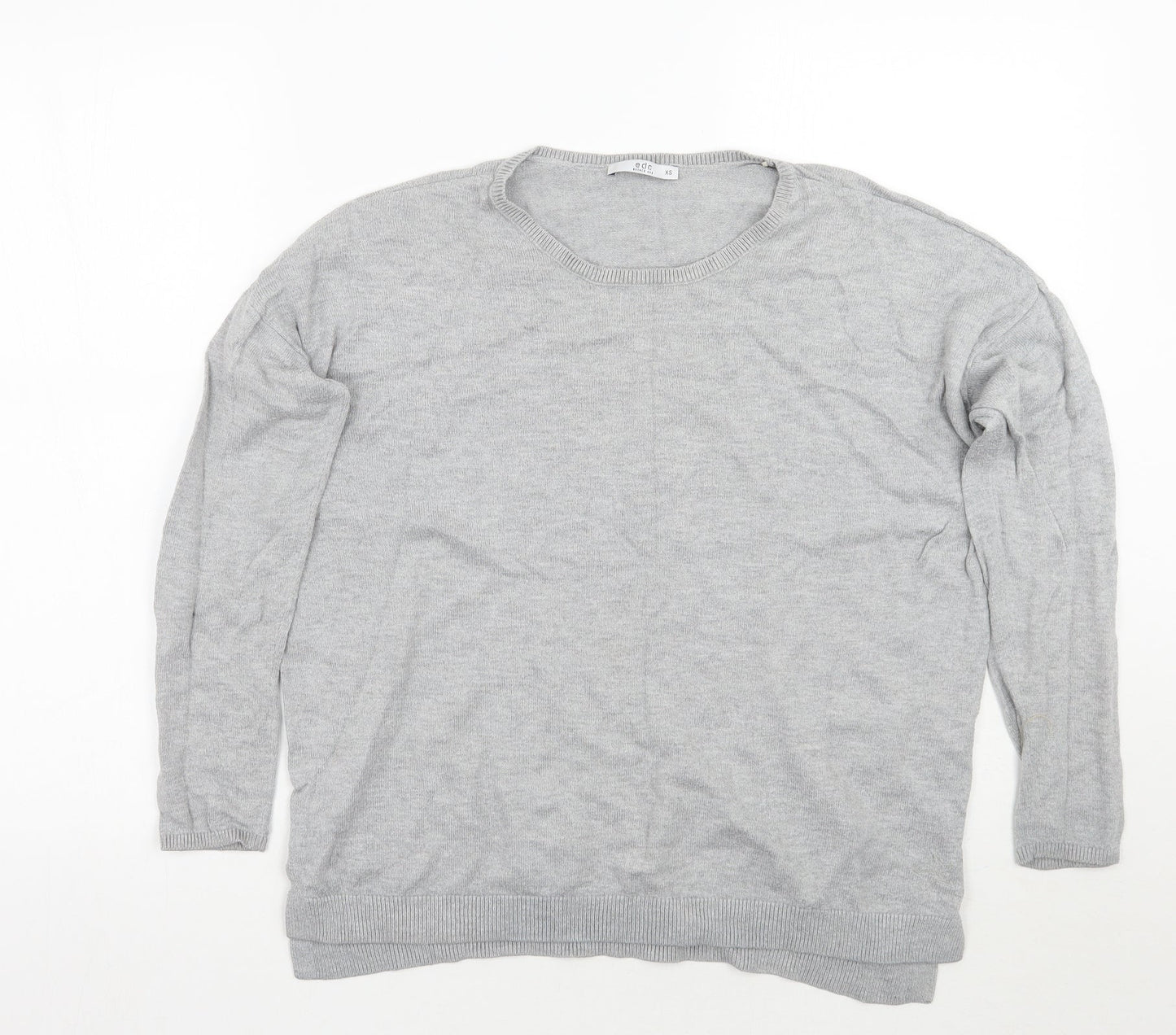Womens UK Size XS EDC Grey Pullover Jumper