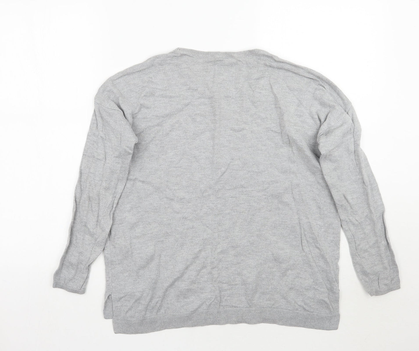 Womens UK Size XS EDC Grey Pullover Jumper