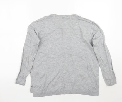 Womens UK Size XS EDC Grey Pullover Jumper