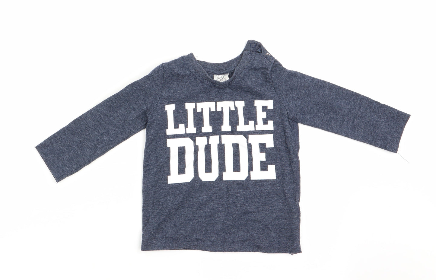 Florence and Fred Boys Blue   Basic Casual Size 9-12 Months  - Little Dude