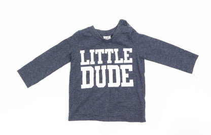 Florence and Fred Boys Blue   Basic Casual Size 9-12 Months  - Little Dude