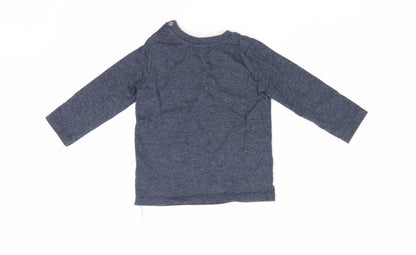 Florence and Fred Boys Blue   Basic Casual Size 9-12 Months  - Little Dude