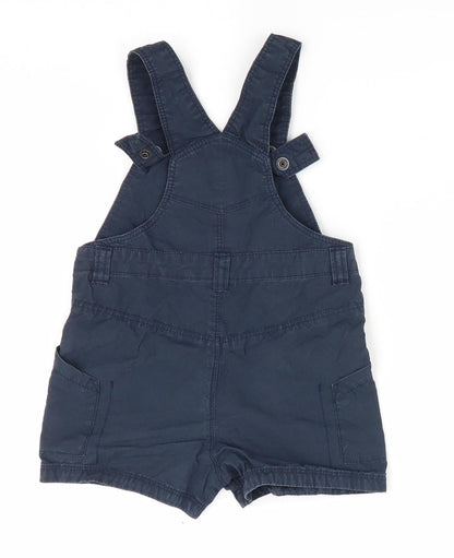 Beneton Boys Blue   Dungaree One-Piece Size 9-12 Months