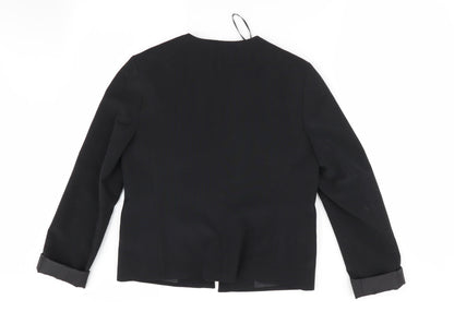 Atmosphere Womens Black   Jacket  Size 10  - Collarless