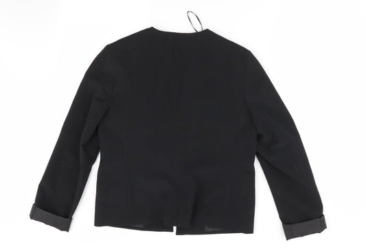 Atmosphere Womens Black   Jacket  Size 10  - Collarless