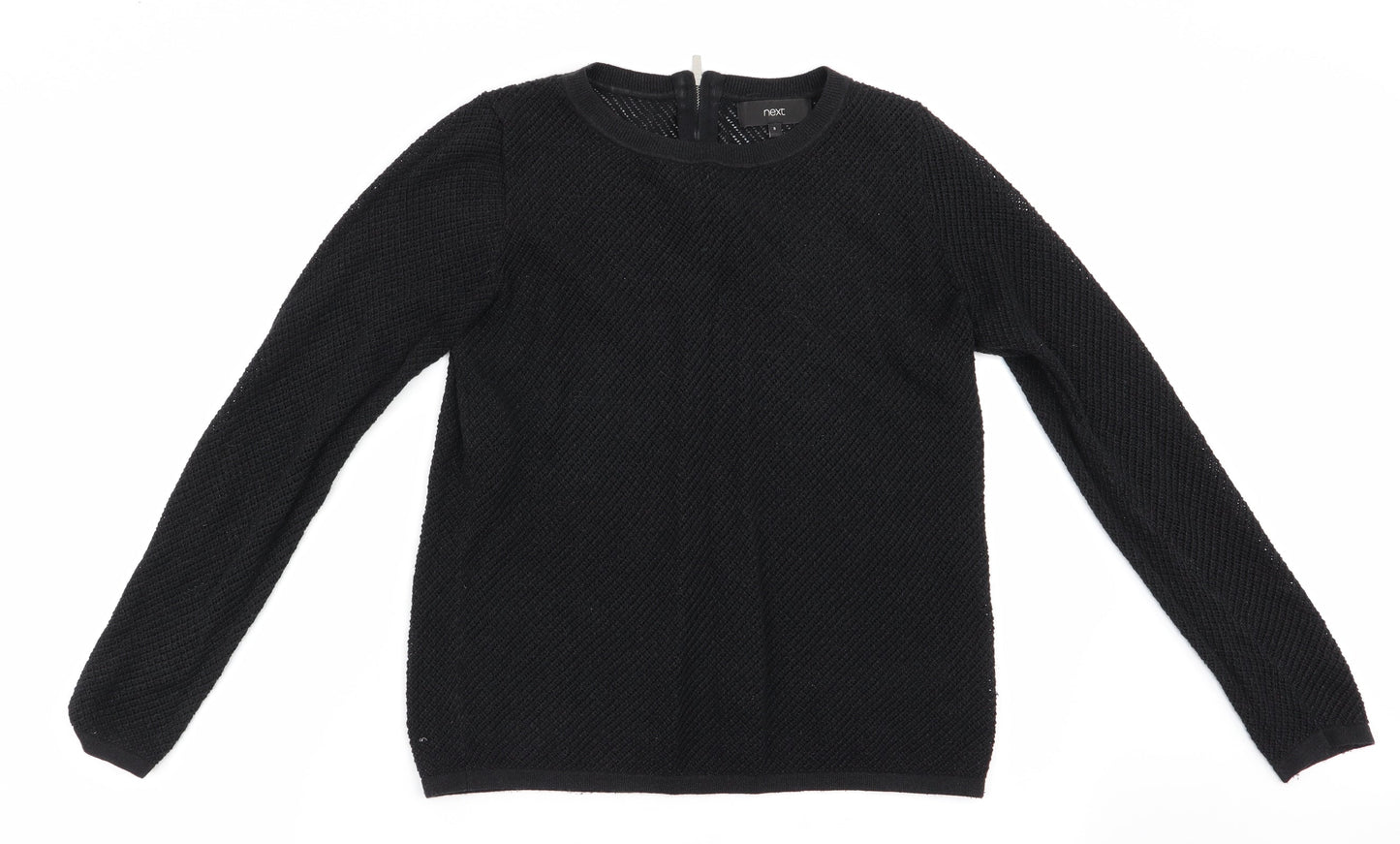 Womens UK Size 8 NEXT Black Pullover Jumper