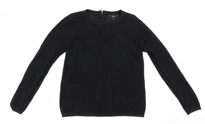Womens UK Size 8 NEXT Black Pullover Jumper