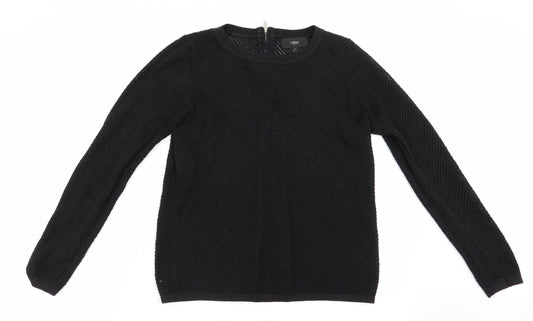 Womens UK Size 8 NEXT Black Pullover Jumper