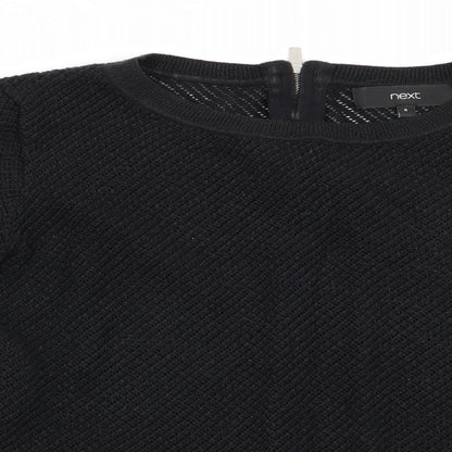 Womens UK Size 8 NEXT Black Pullover Jumper
