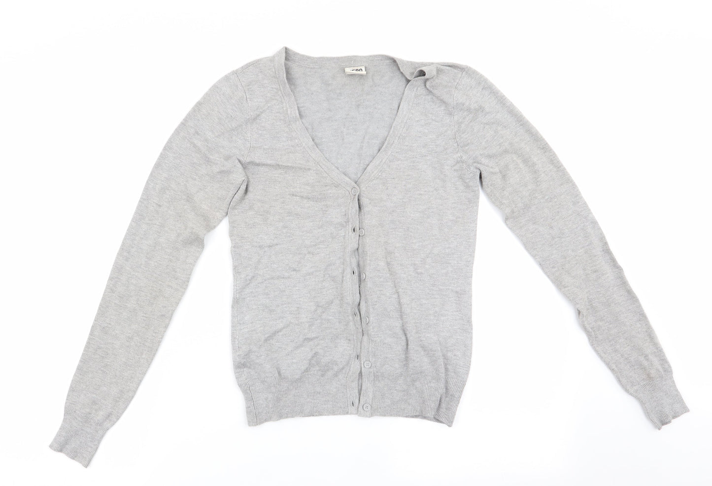 Womens UK Size XS VERO MODA Grey Cardigan Jumper