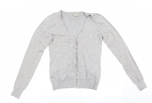 Womens UK Size XS VERO MODA Grey Cardigan Jumper