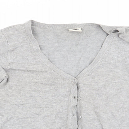 Womens UK Size XS VERO MODA Grey Cardigan Jumper