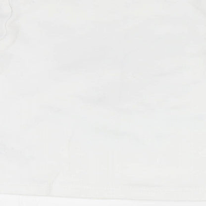 M&Co Boys White Animal Print   Pyjama Top Size 6-9 Months  - Snuggle Time