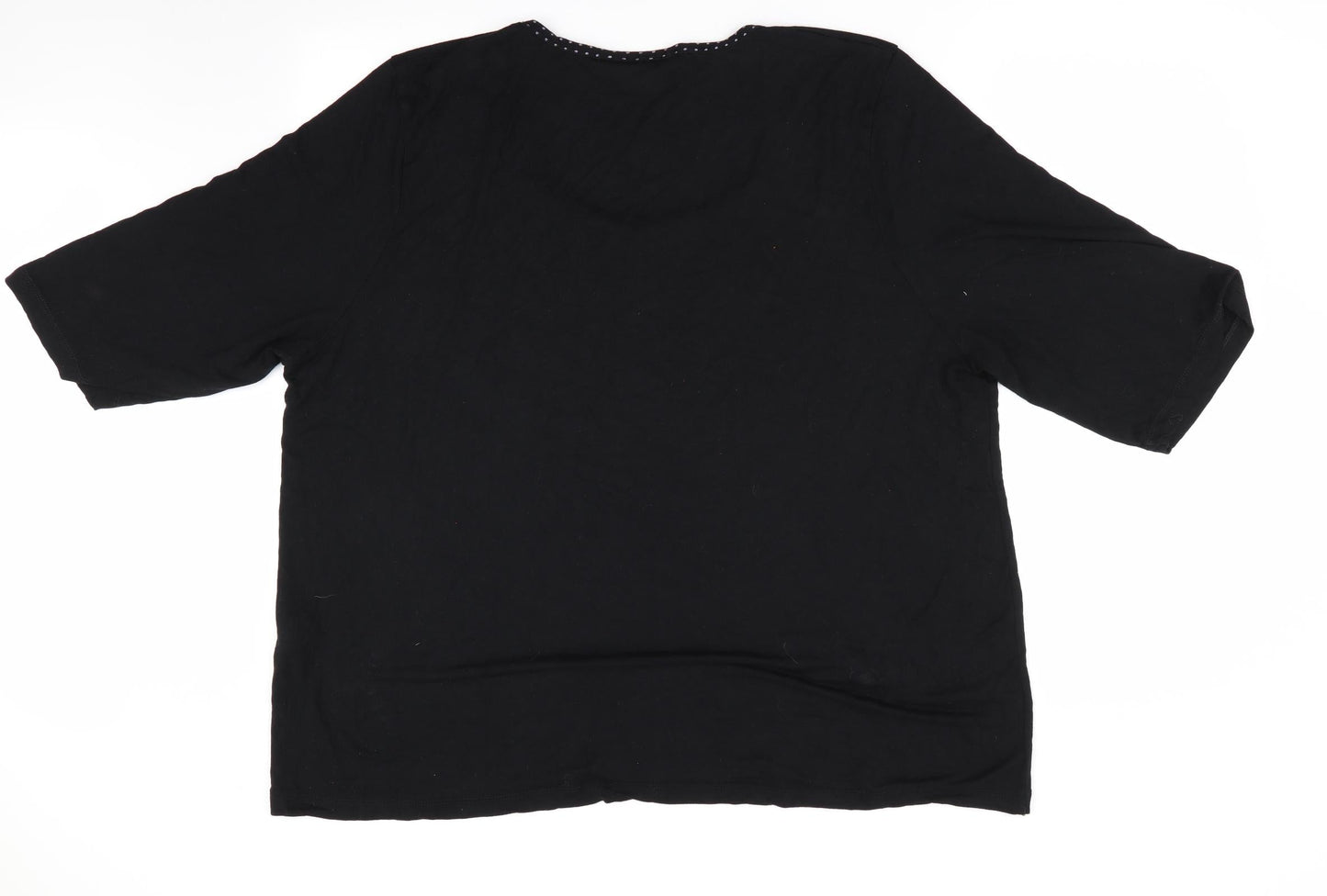 Ann Harvey Womens Black   Basic T-Shirt