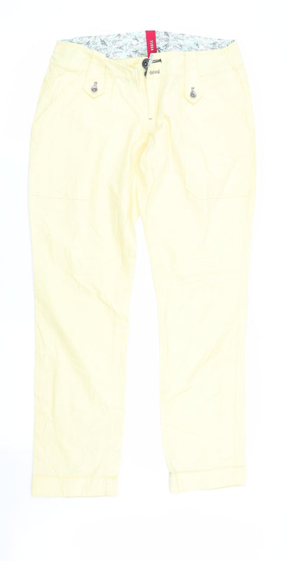 House Womens Yellow   Trousers  Size M L29 in - Tropical Crush
