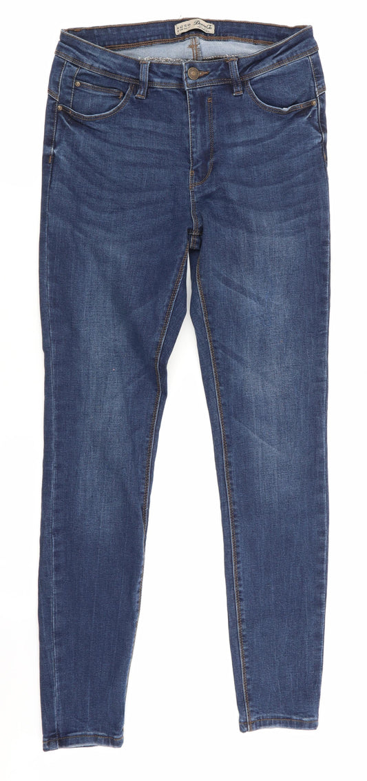 Denim Co Womens Blue   Skinny Jeans Size 4 L29 in