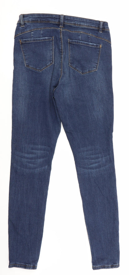 Denim Co Womens Blue   Skinny Jeans Size 4 L29 in