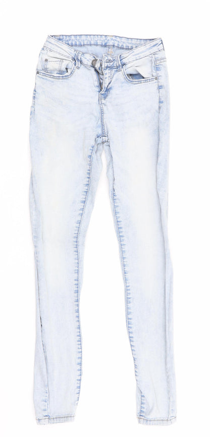 Denim Co Womens Blue   Skinny Jeans Size 4 L29 in