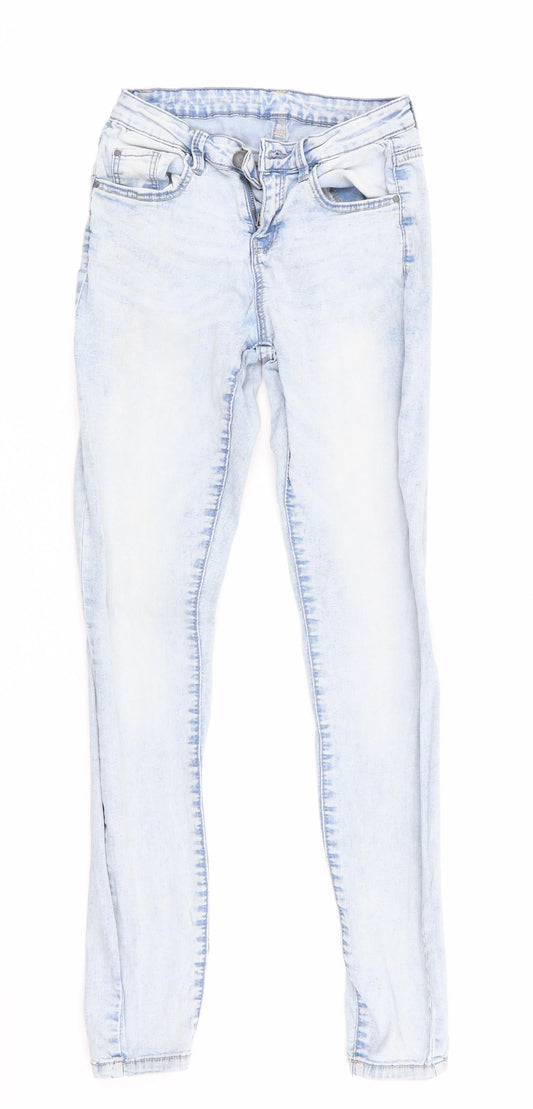 Denim Co Womens Blue   Skinny Jeans Size 4 L29 in