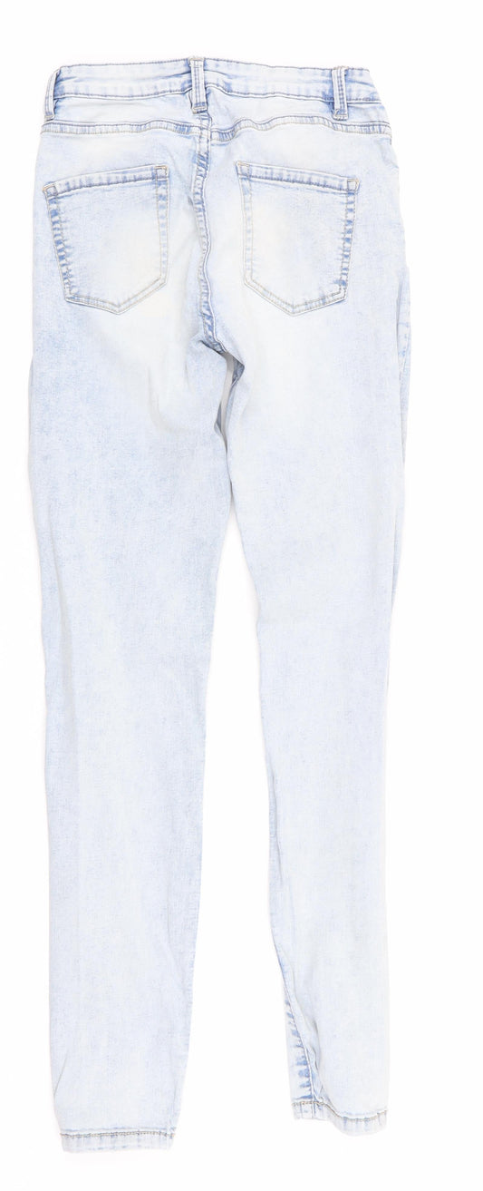 Denim Co Womens Blue   Skinny Jeans Size 4 L29 in