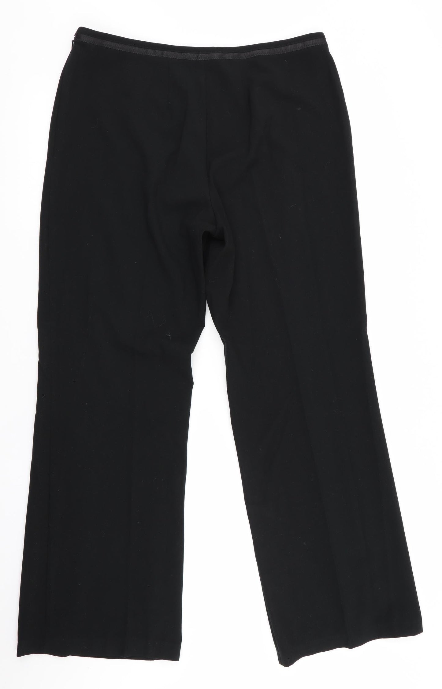 Womens UK Size 14 Marks and Spencer Regular Fit  Black Trousers