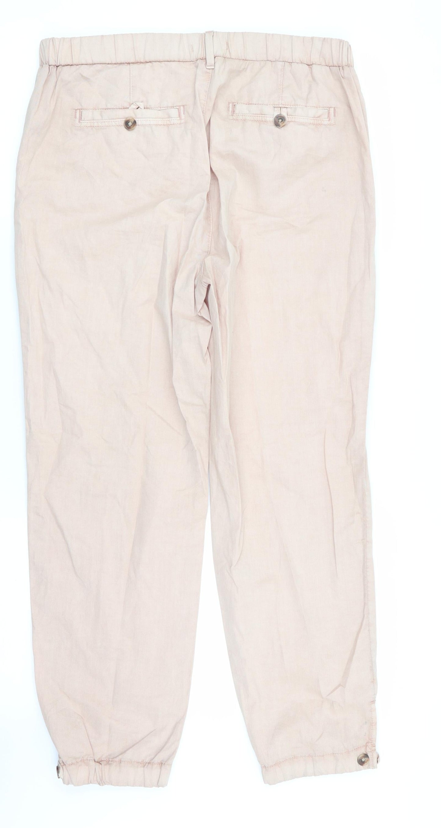 Womens UK Size 8 Preworn Regular Fit Jogger Pink Trousers