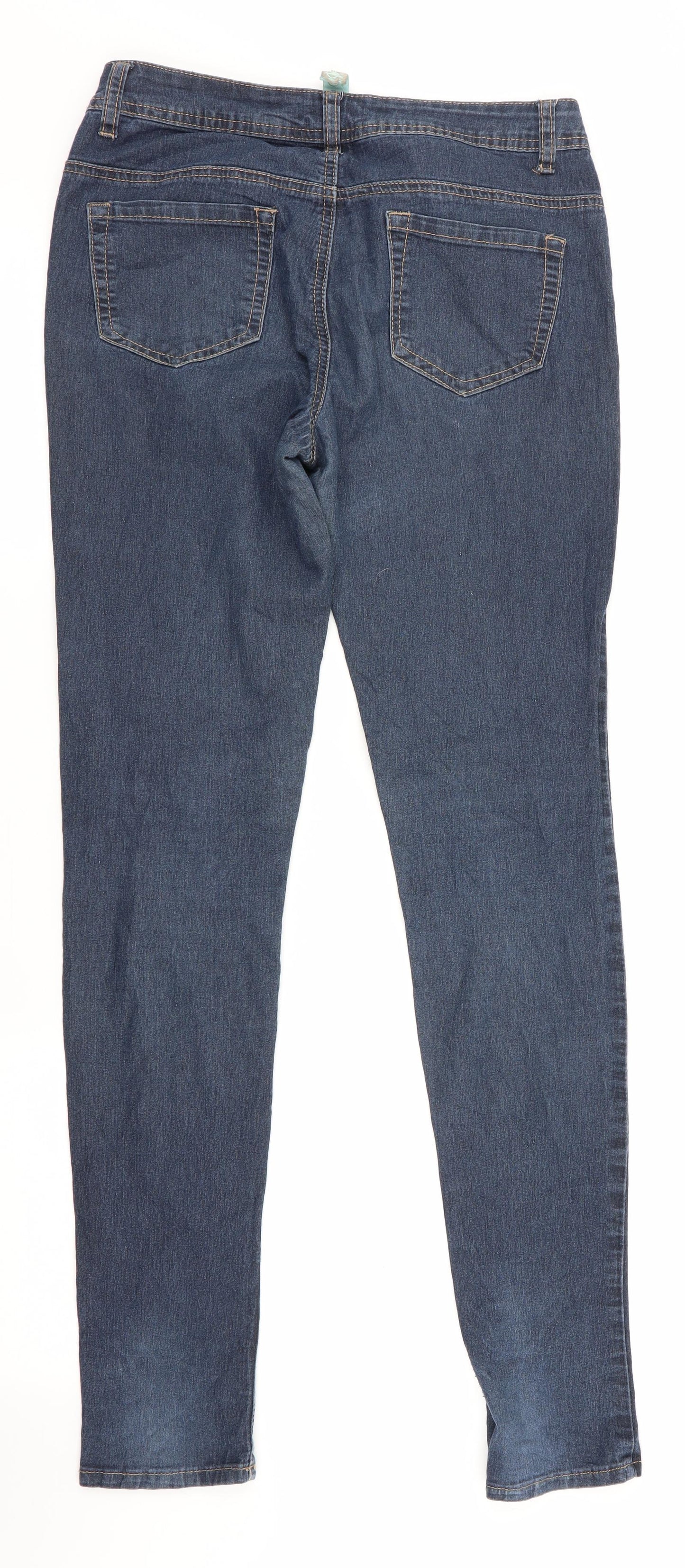 Denim Co Womens Blue   Skinny Jeans Size 10 L31 in