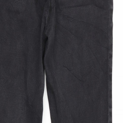Womens UK Size 12 Denim Regular Fit Skinny Black Jeans