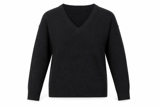 Front view of Brave Soul women’s black jumper, size S