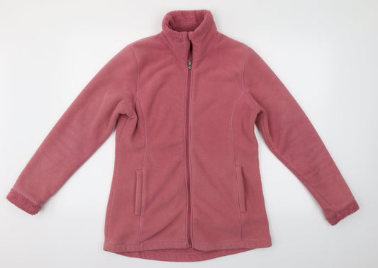Additional front view of 32 Degrees women’s pink full zip jumper, size M