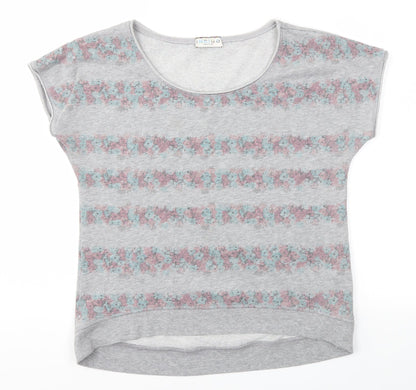 M&S Womens Grey   Basic T-Shirt Size 12