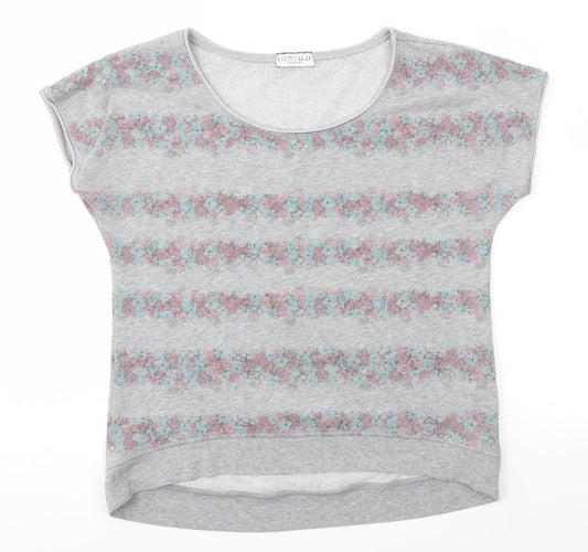 M&S Womens Grey   Basic T-Shirt Size 12