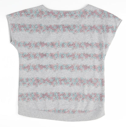 M&S Womens Grey   Basic T-Shirt Size 12