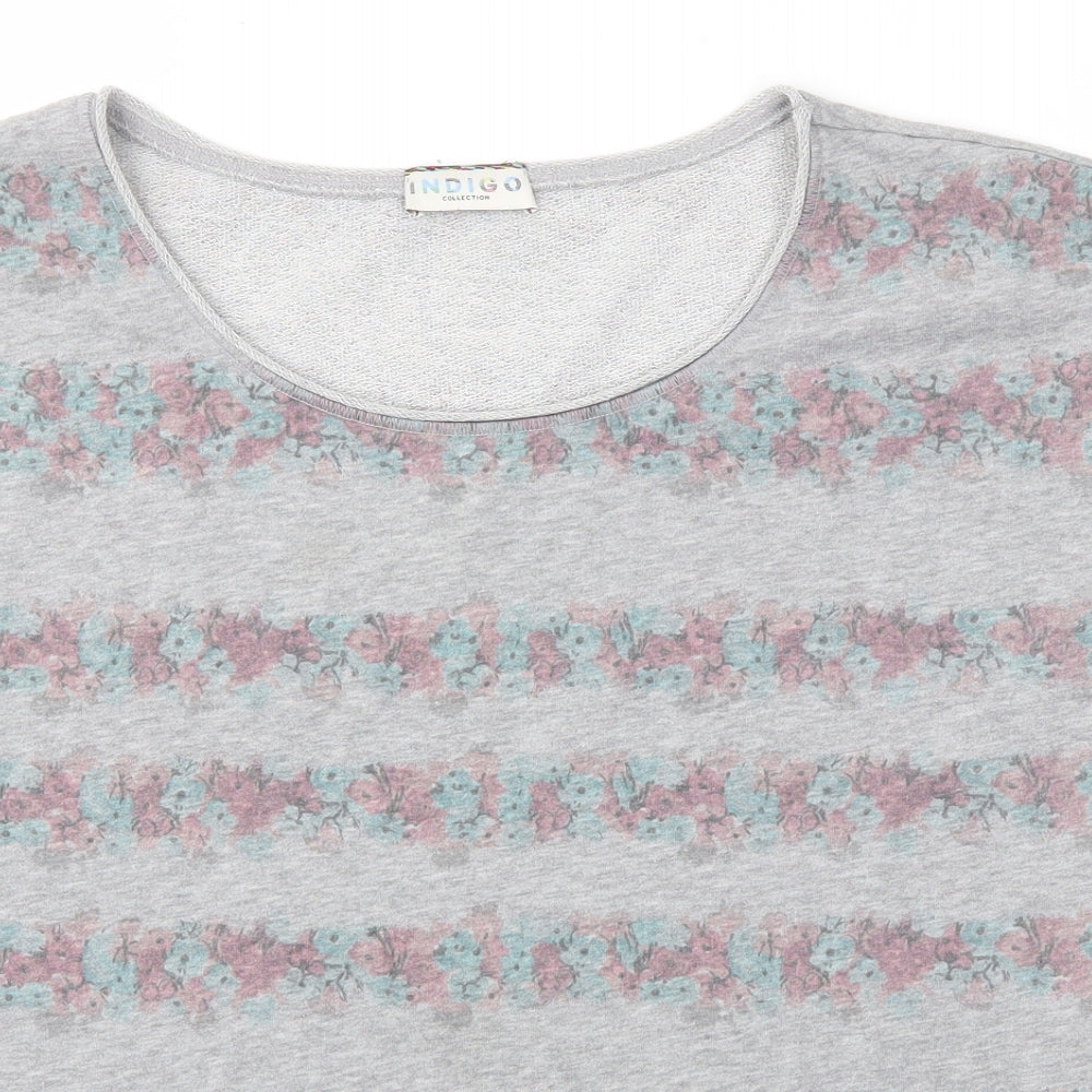 M&S Womens Grey   Basic T-Shirt Size 12