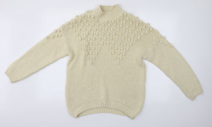 Additional front view of Golden Days women’s beige jumper, size L