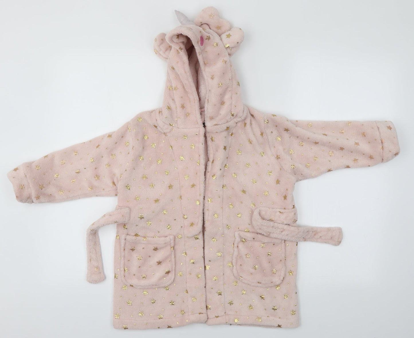 A2Z 4 kids Girls Pink Solid  Top Robe Size 2-3 Years