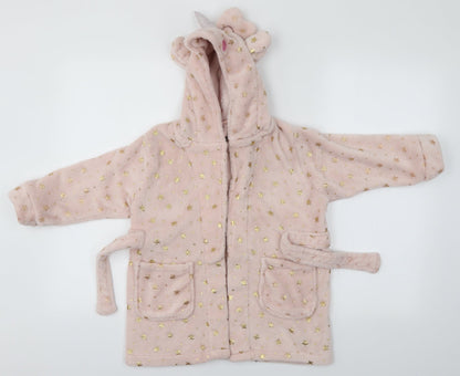 A2Z 4 kids Girls Pink Solid  Top Robe Size 2-3 Years