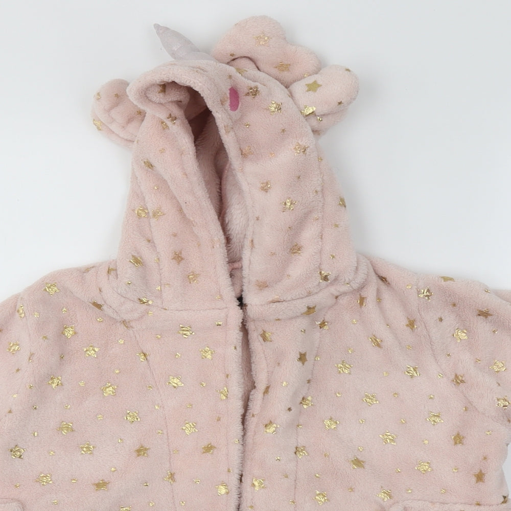 A2Z 4 kids Girls Pink Solid  Top Robe Size 2-3 Years