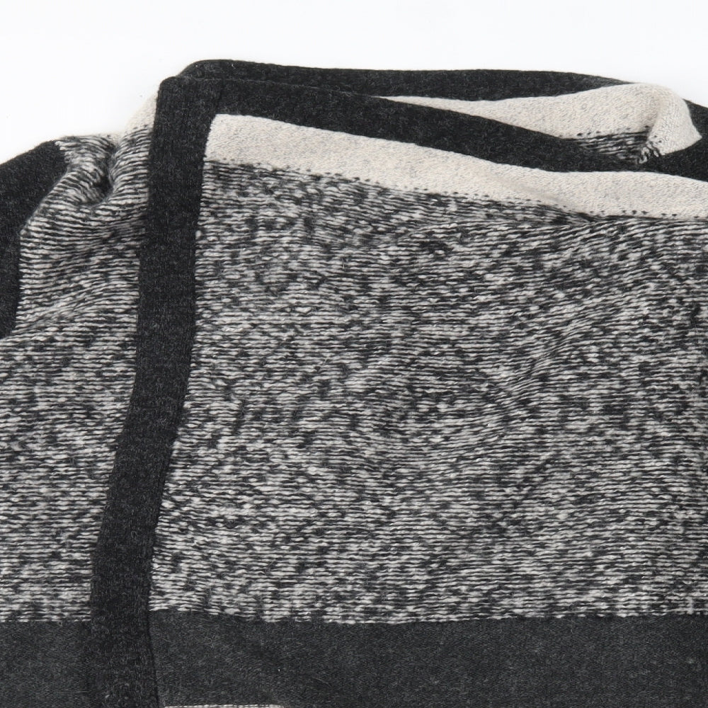 George Womens Grey Striped  Cardigan Jumper Size 14